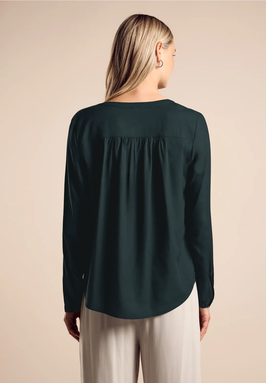 Street One Basic Bluse In Unifarbe - Style BAMIKA