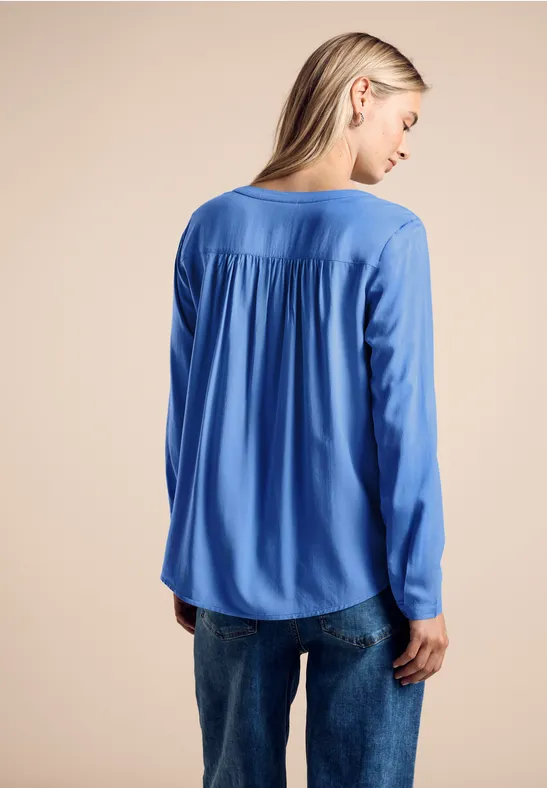 Street One Basic Bluse In Unifarbe - Style BAMIKA