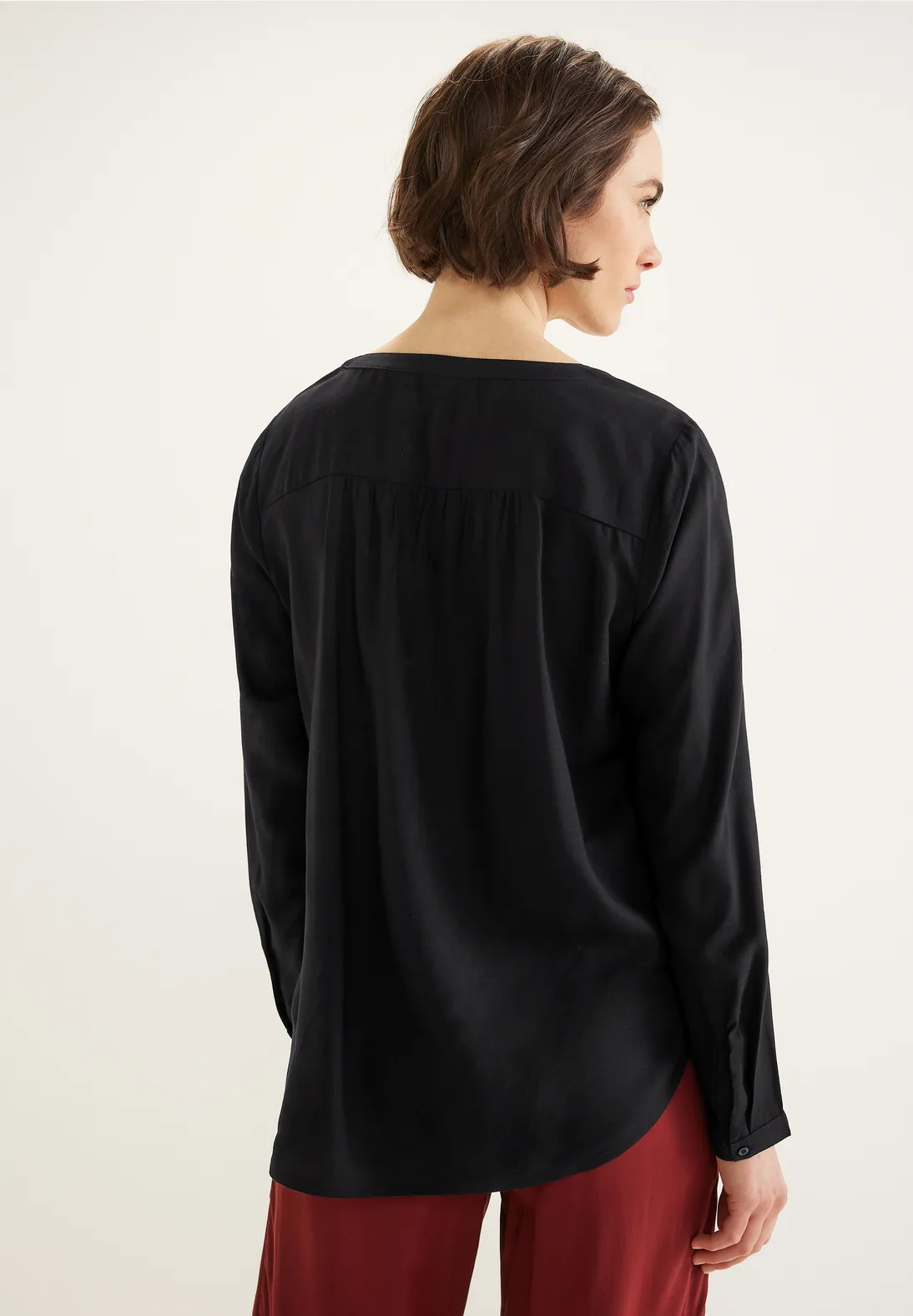 Street One Basic Bluse In Unifarbe - Style BAMIKA
