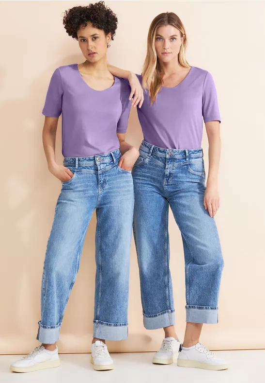 Street One Basic Kurzarmshirt - Style PALMIRA