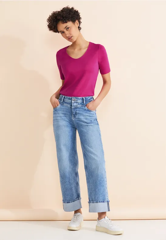 Street One Basic Kurzarmshirt - Style PALMIRA