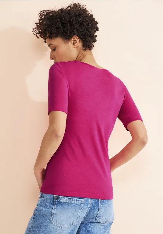 Street One Basic Kurzarmshirt - Style PALMIRA