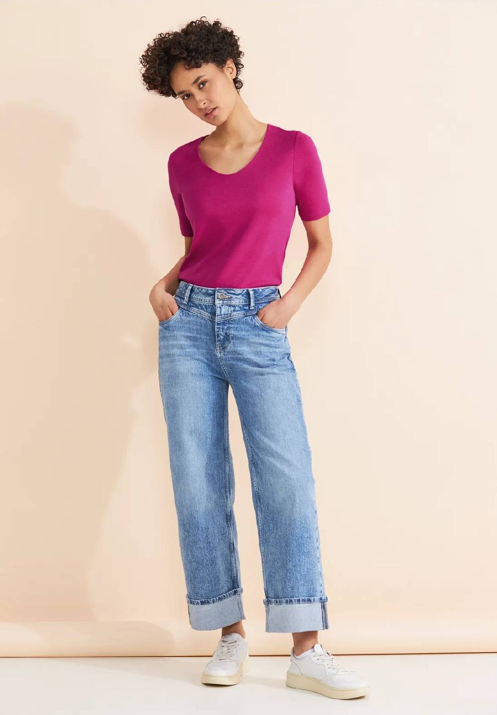 Street One Basic Kurzarmshirt - Style PALMIRA