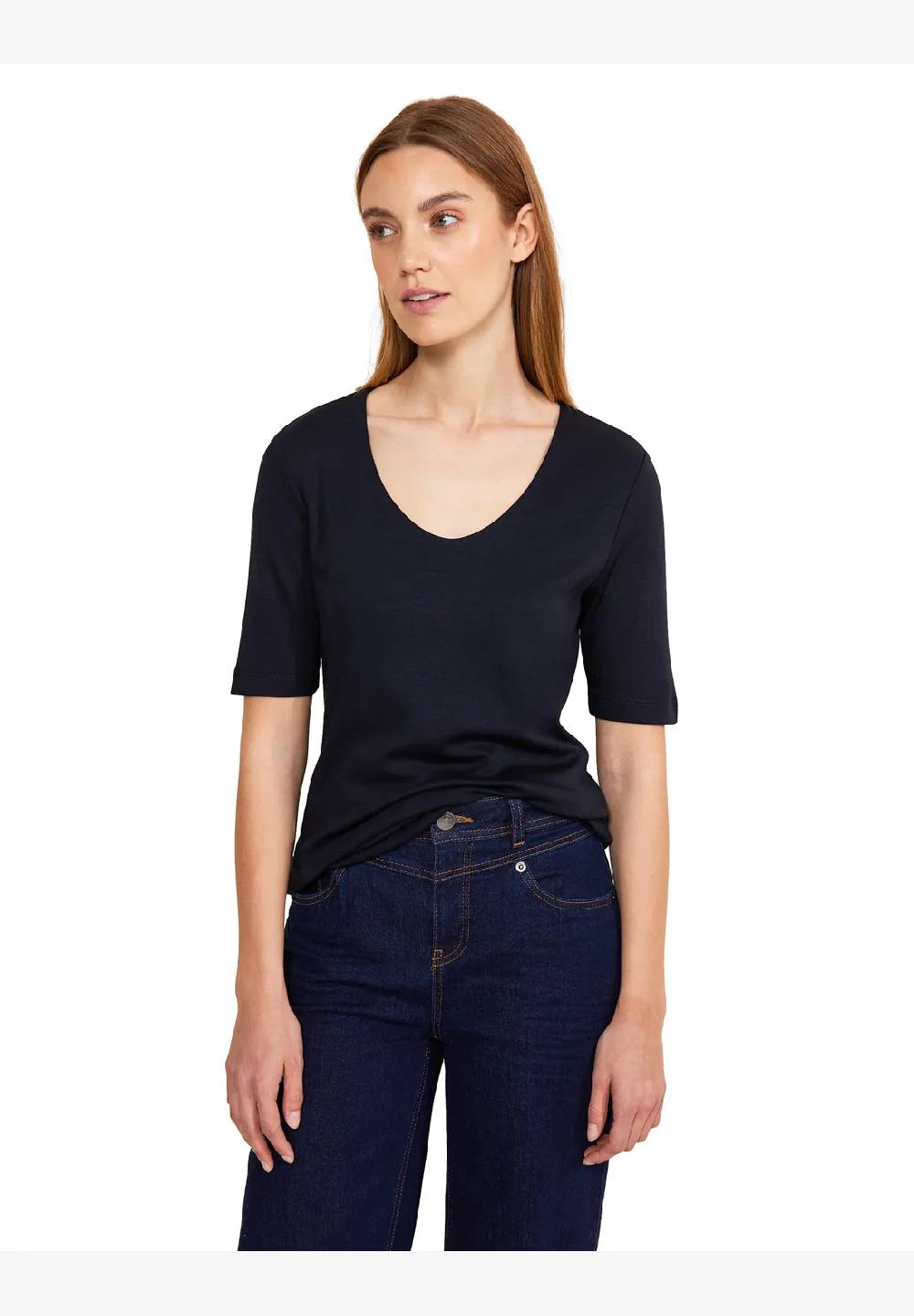 Street One Basic Kurzarmshirt - Style PALMIRA