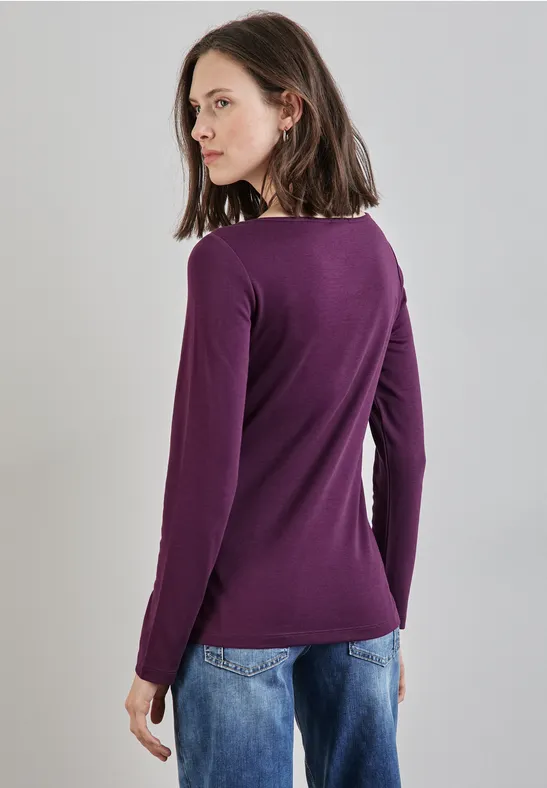 Street One Basic Langarmshirt - Style LANEA