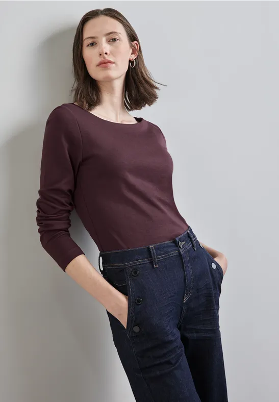Street One Basic Langarmshirt - Style LANEA