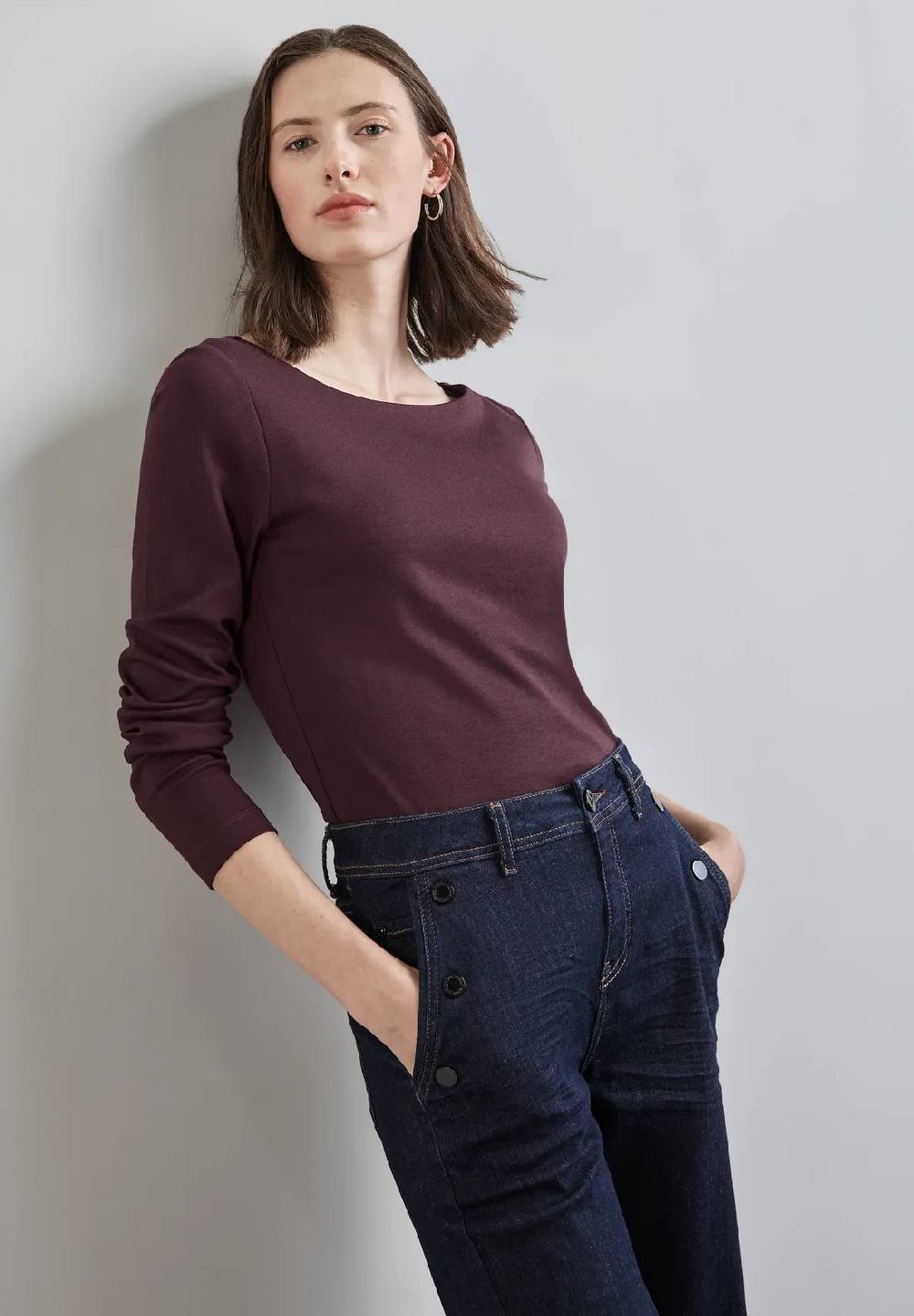 Street One Basic Langarmshirt - Style LANEA