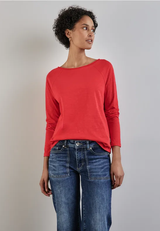 Street One Basic Langarmshirt - Style MINA