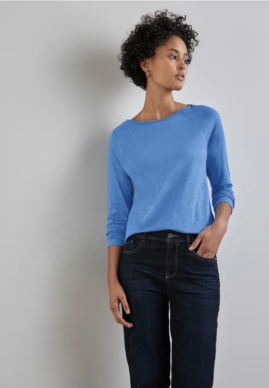 Street One Basic Langarmshirt - Style MINA