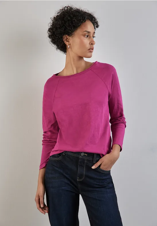 Street One Basic Langarmshirt - Style MINA