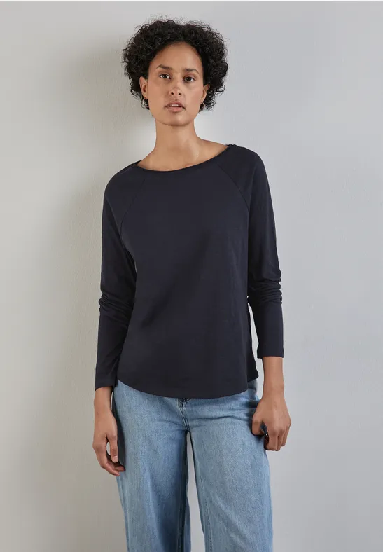 Street One Basic Langarmshirt - Style MINA