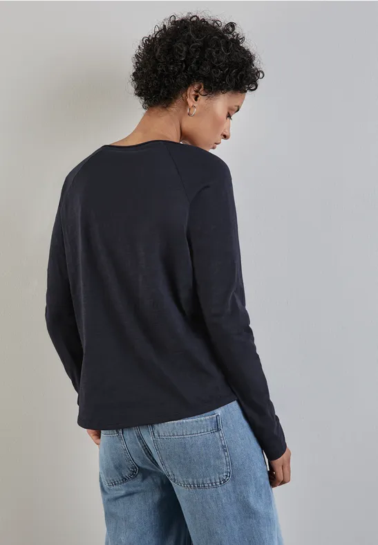 Street One Basic Langarmshirt - Style MINA