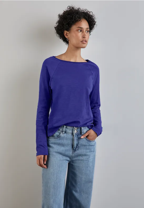 Street One Basic Langarmshirt - Style MINA
