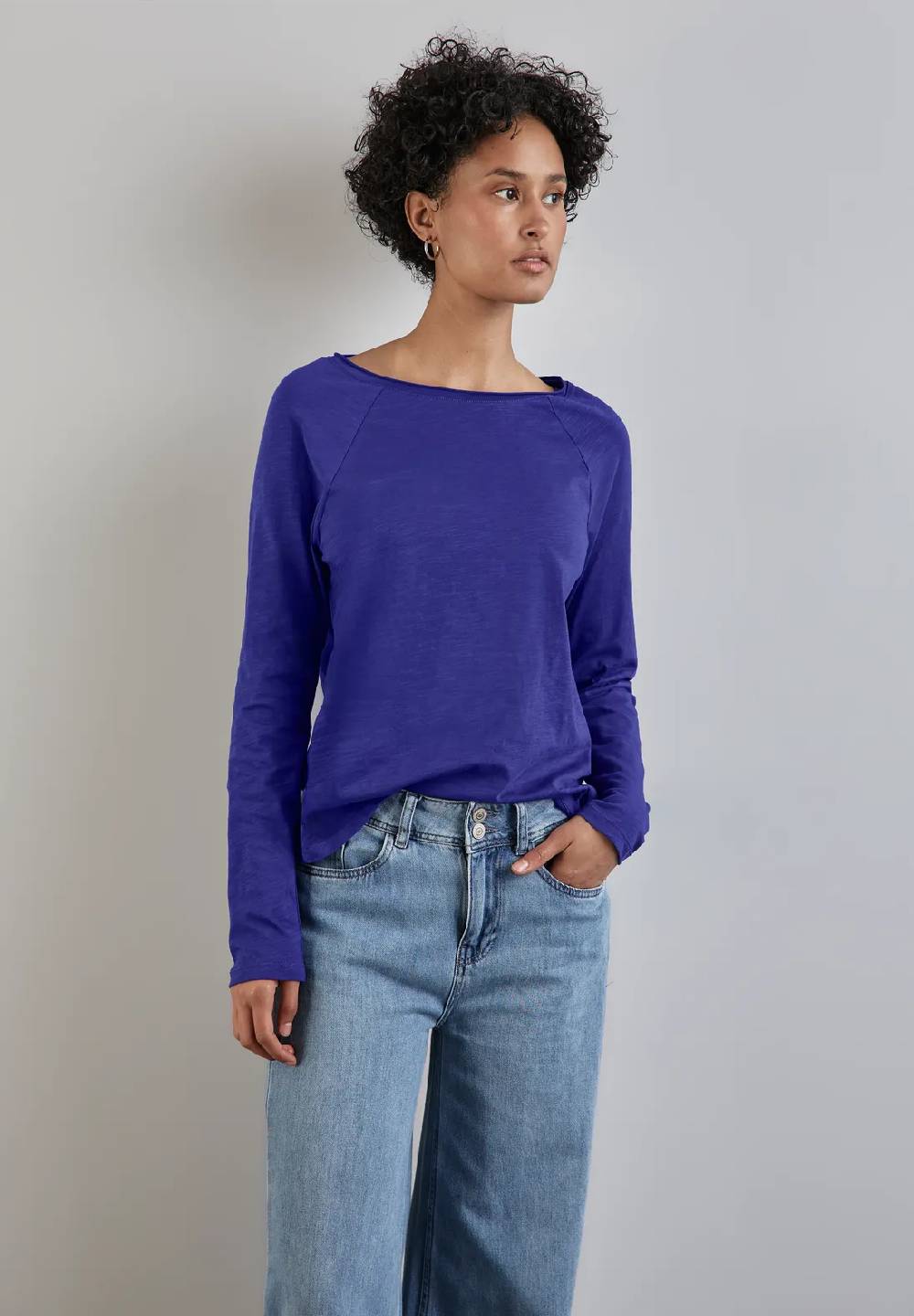 Street One Basic Langarmshirt - Style MINA