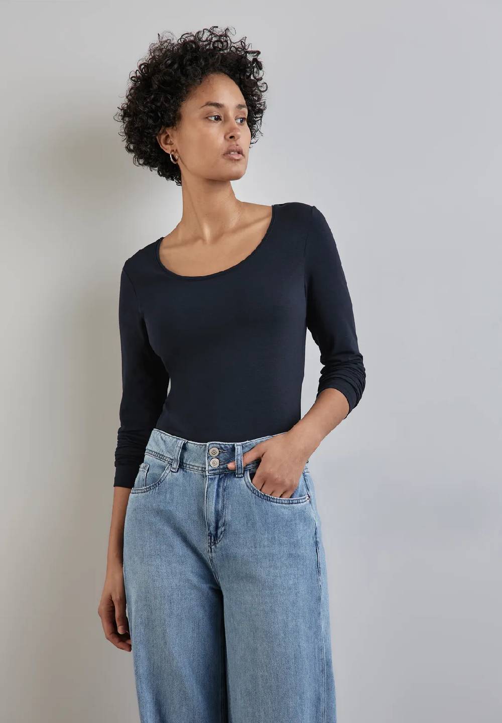 Street One Basic Longshirt - Style IVY