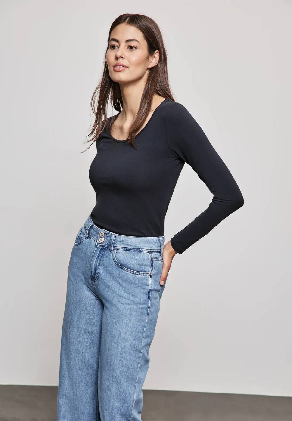 Street One Basic Longshirt - Style IVY