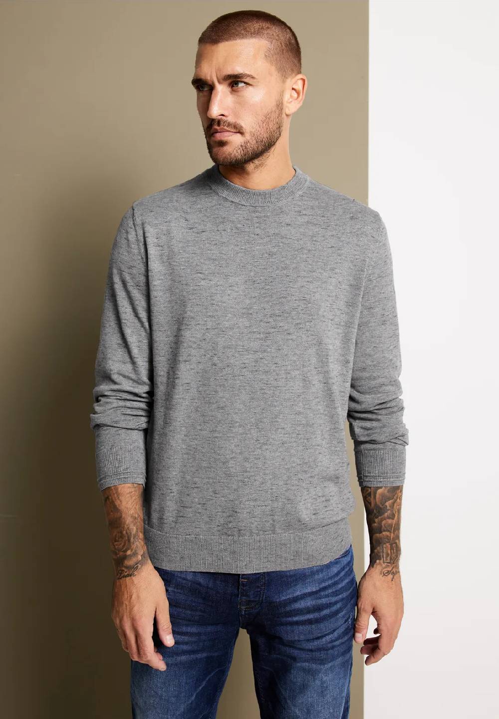 Street One Basic Melange Pullover