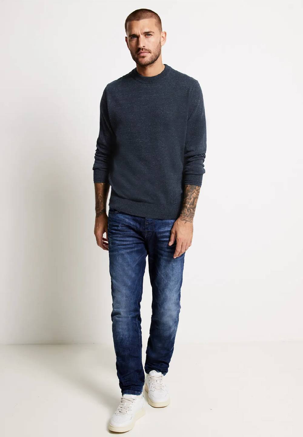 Street One Basic Melange Pullover