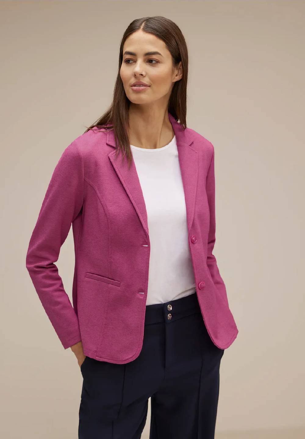 Street One Basic Piqué Blazer