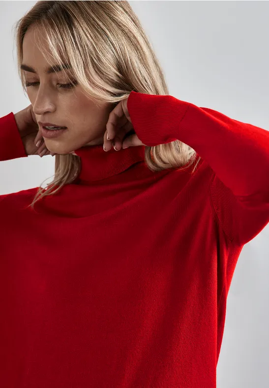 Street One Basic Rollkragen-Pullover