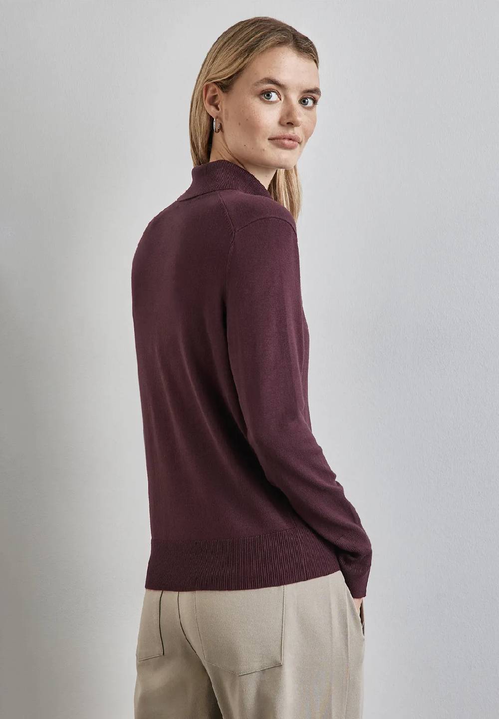 Street One Basic Rollkragen-Pullover