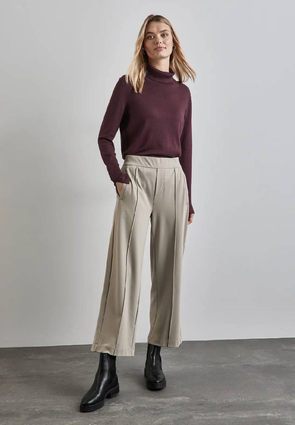 Street One Basic Rollkragen-Pullover