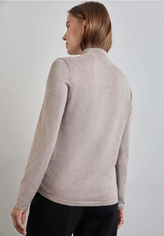 Street One Basic Rollkragen-Pullover