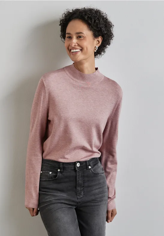 Street One Basic Rollkragen-Pullover