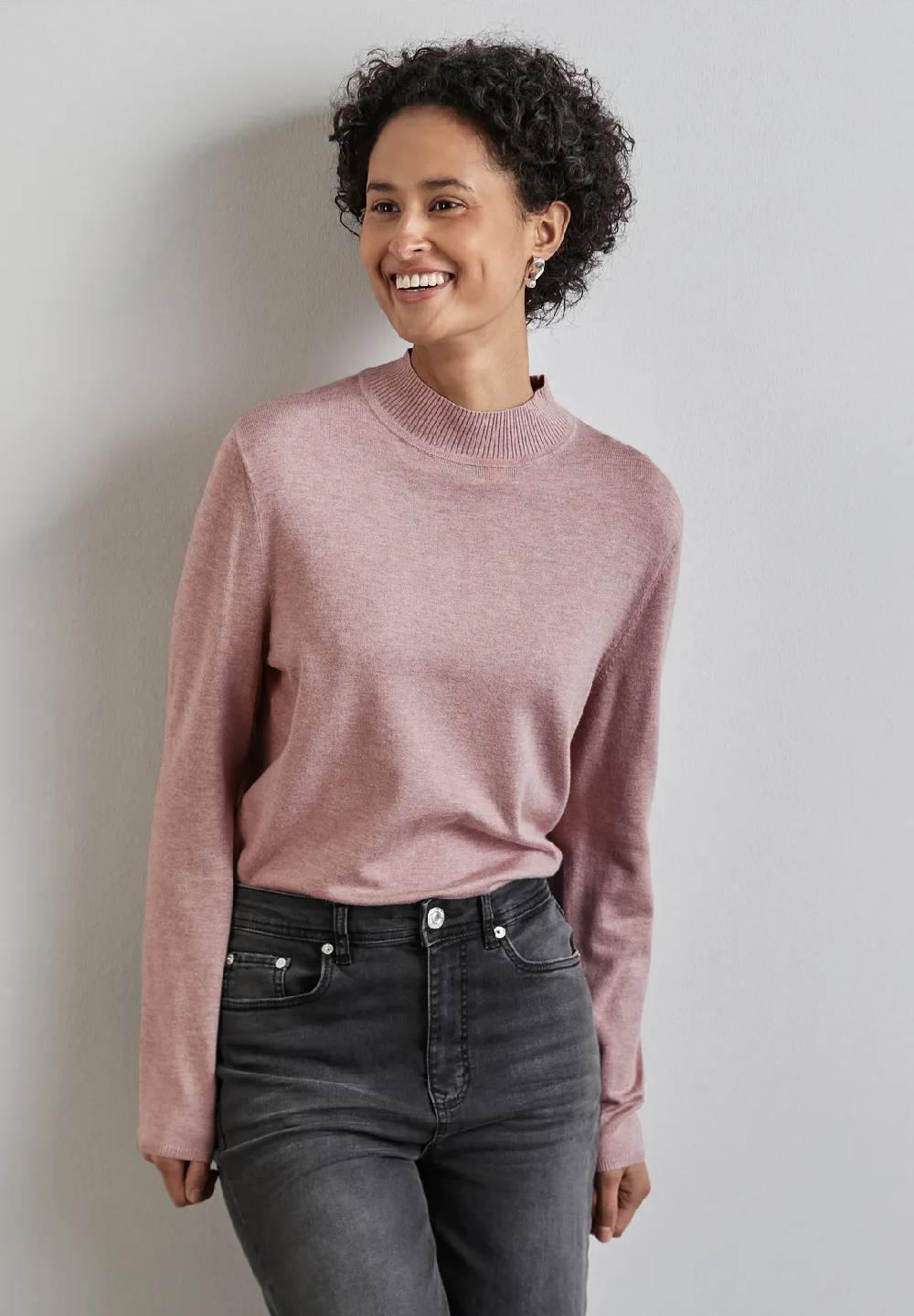 Street One Basic Rollkragen-Pullover