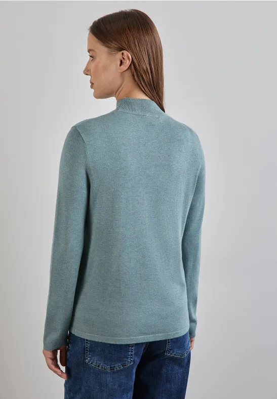 Street One Basic Rollkragen-Pullover