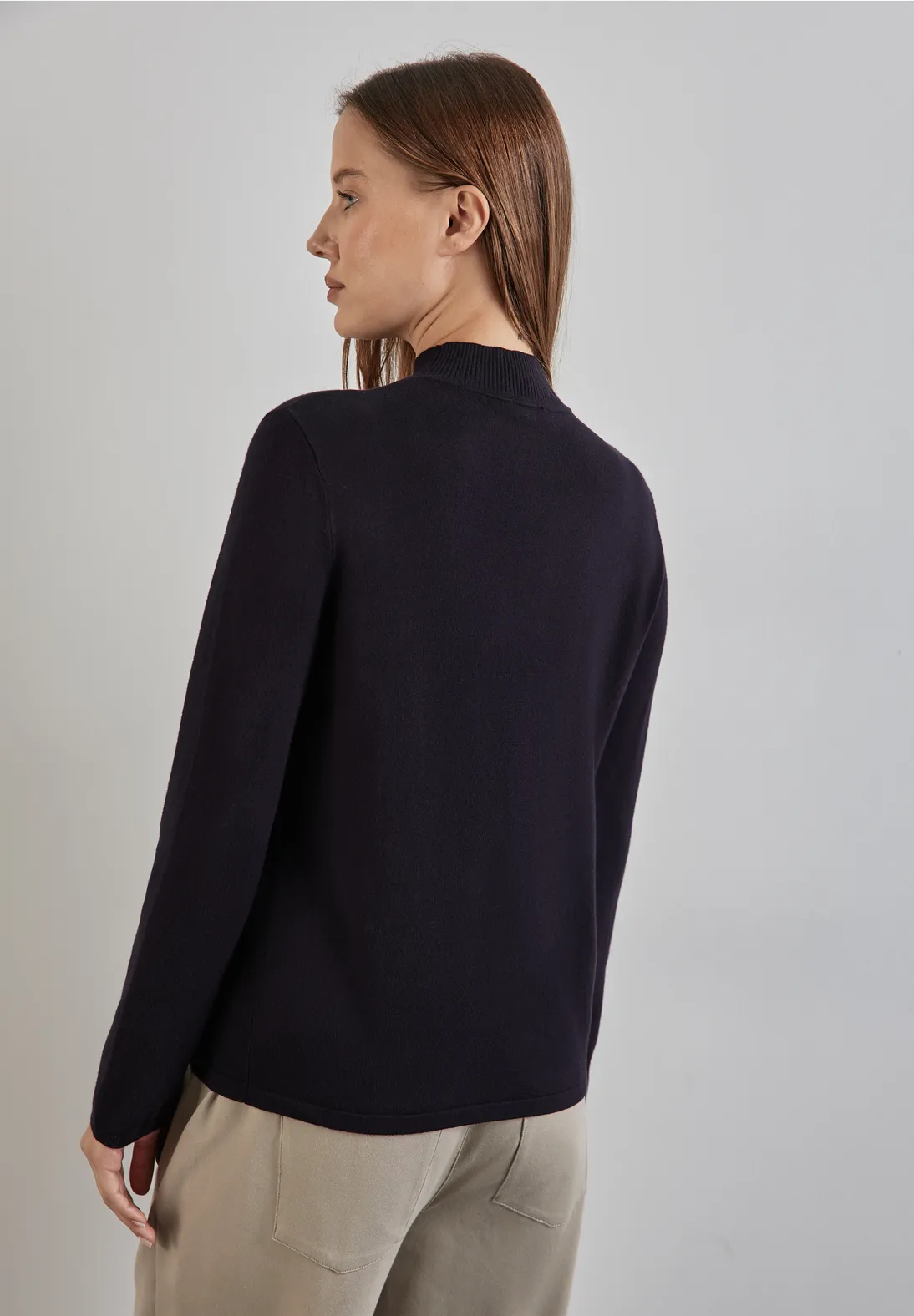 Street One Basic Rollkragen-Pullover