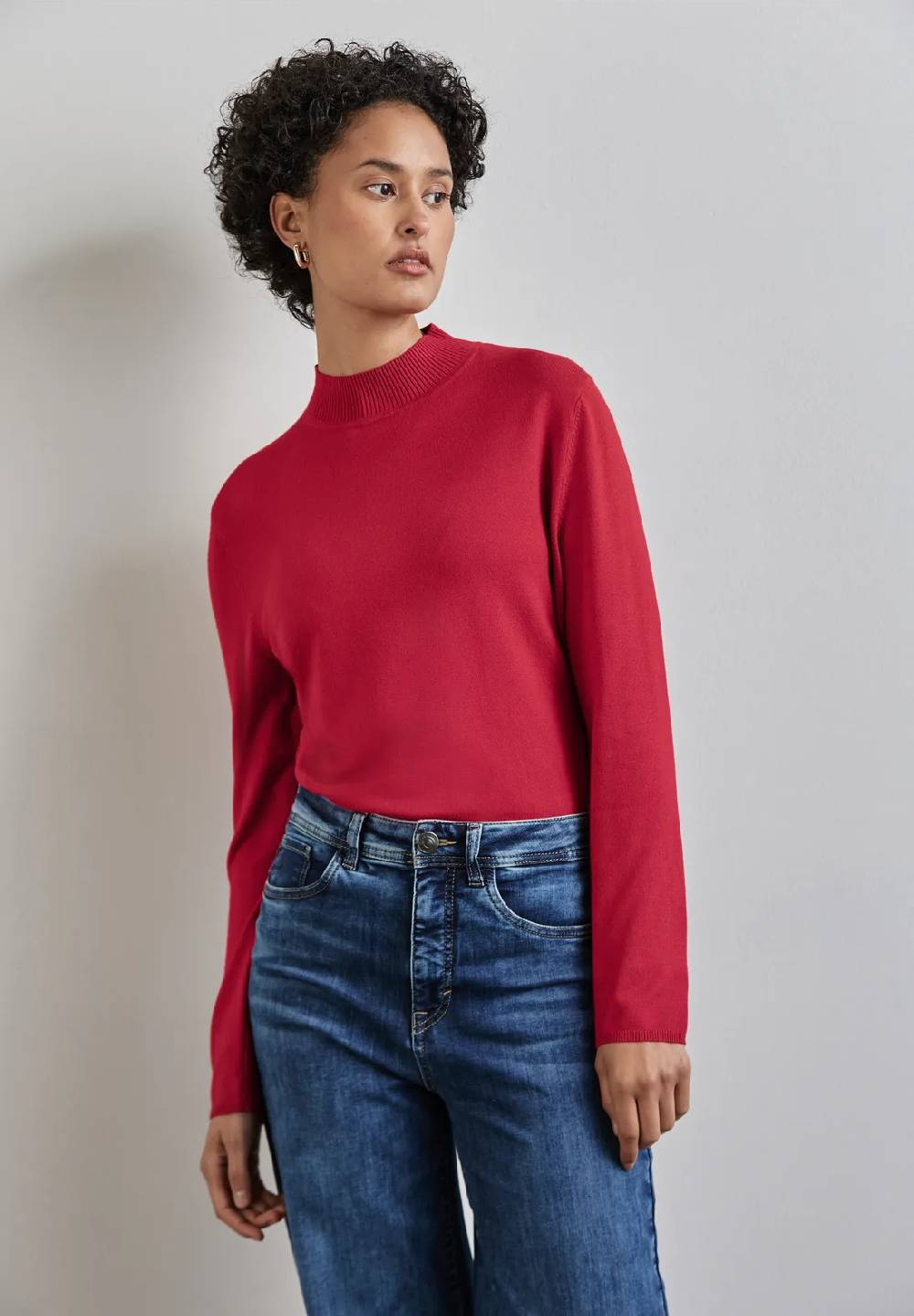 Street One Basic Rollkragen-Pullover