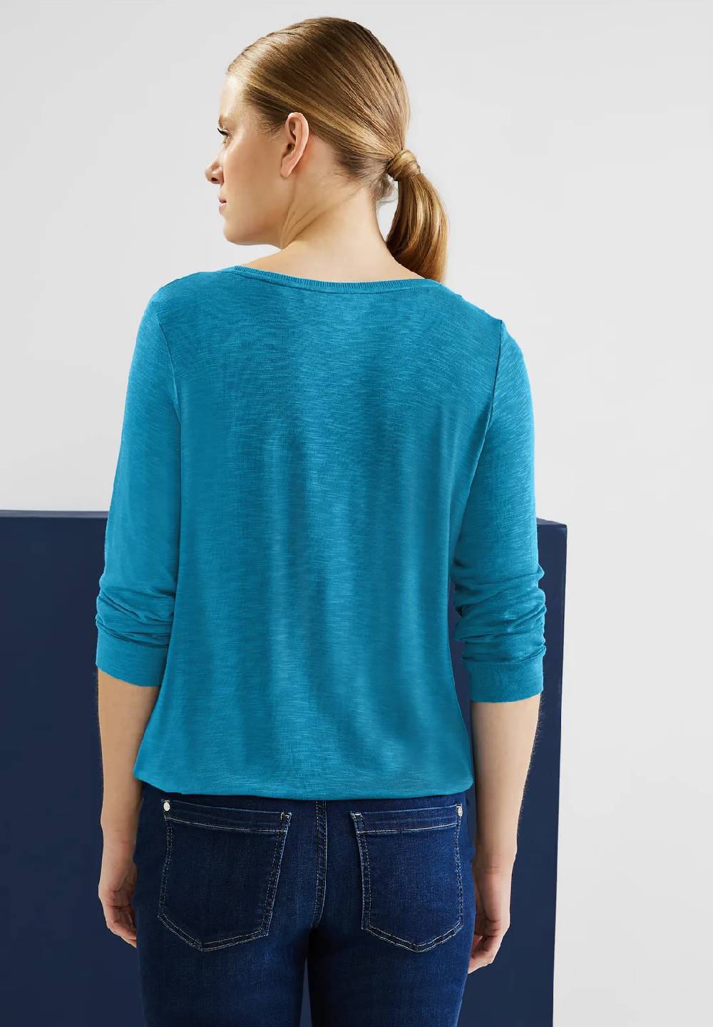 Street One Basic Shirt In Unifarbe