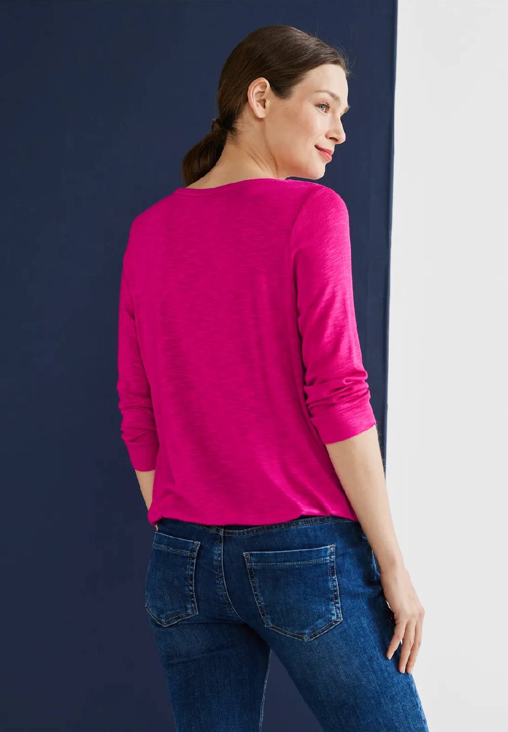 Street One Basic Shirt In Unifarbe