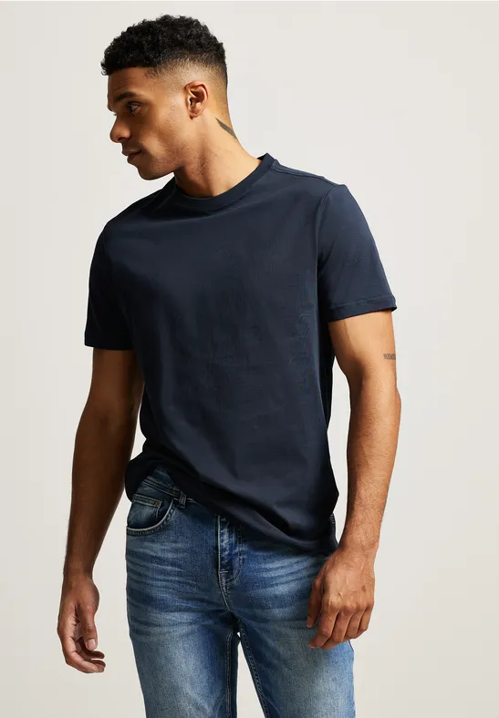 Street One Basic T-Shirt In Unifarbe