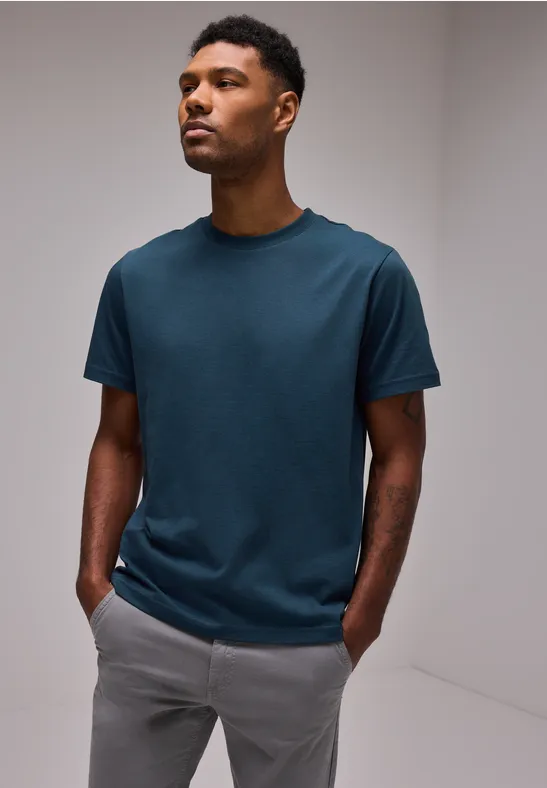 Street One Basic T-Shirt In Unifarbe