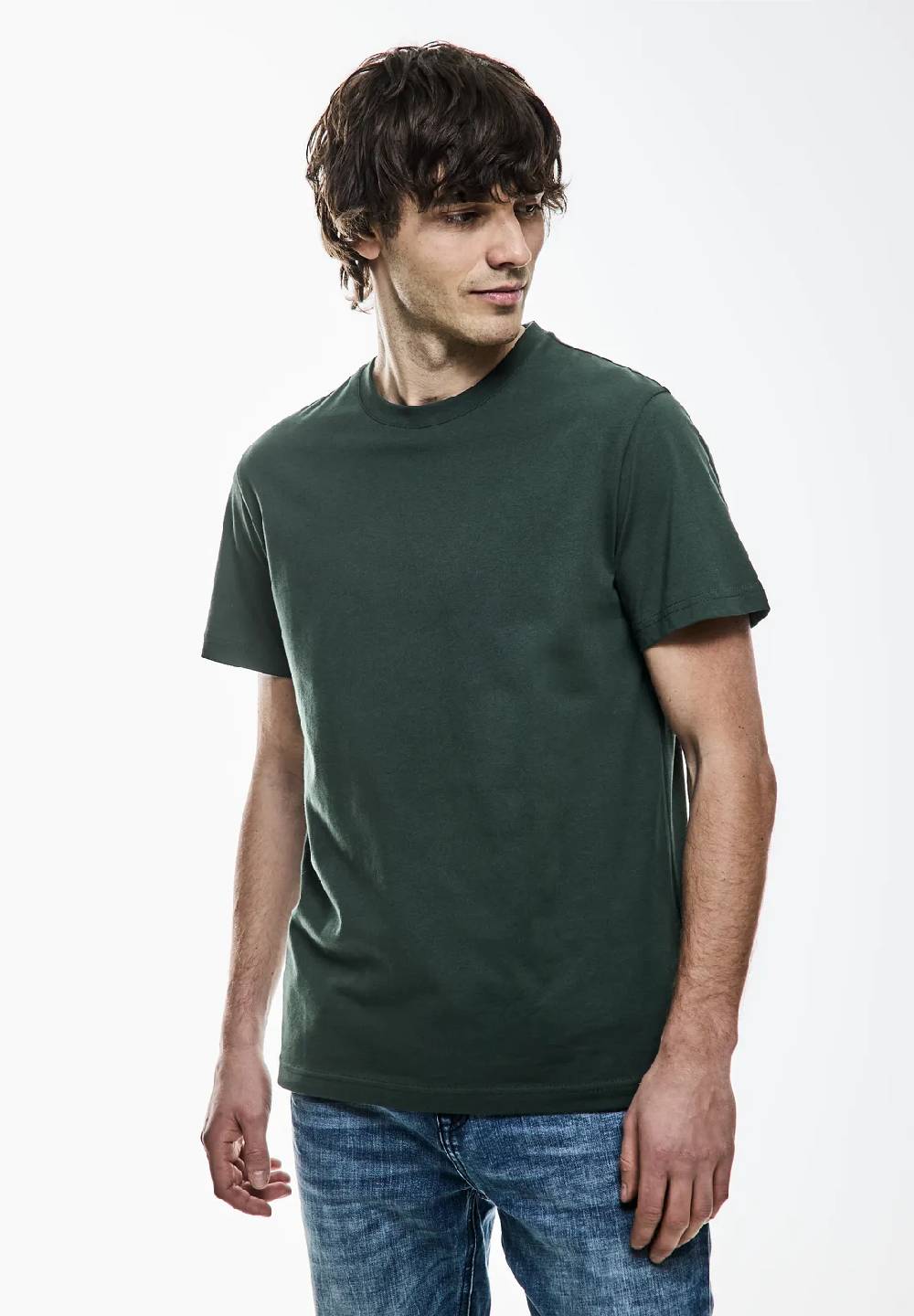 Street One Basic T-Shirt in Unifarbe