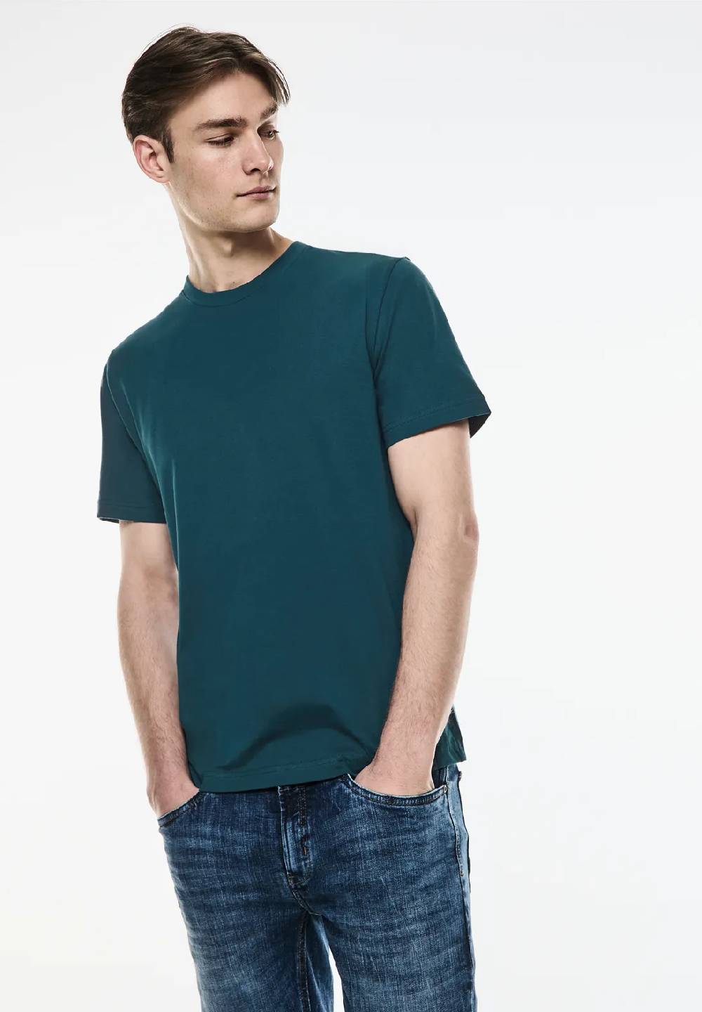Street One Basic T-Shirt in Unifarbe