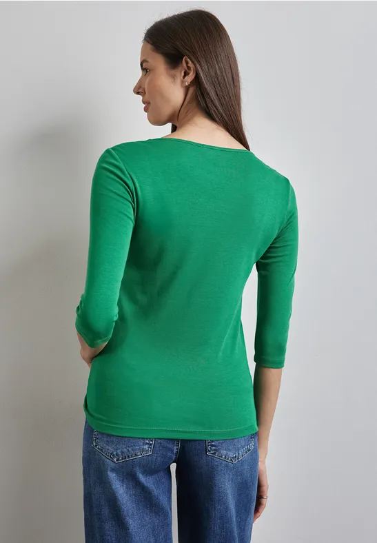 Street One Basic T-Shirt Mit 3/4 Arm - Style PANIA