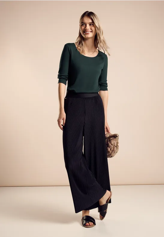 Street One Basic T-Shirt Mit 3/4 Arm - Style PANIA