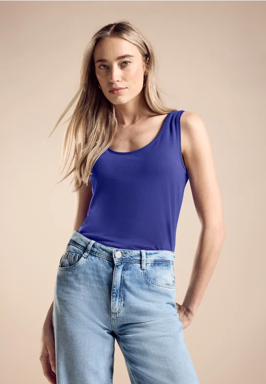 Street One Basic Top In Unifarbe - Style ANNI