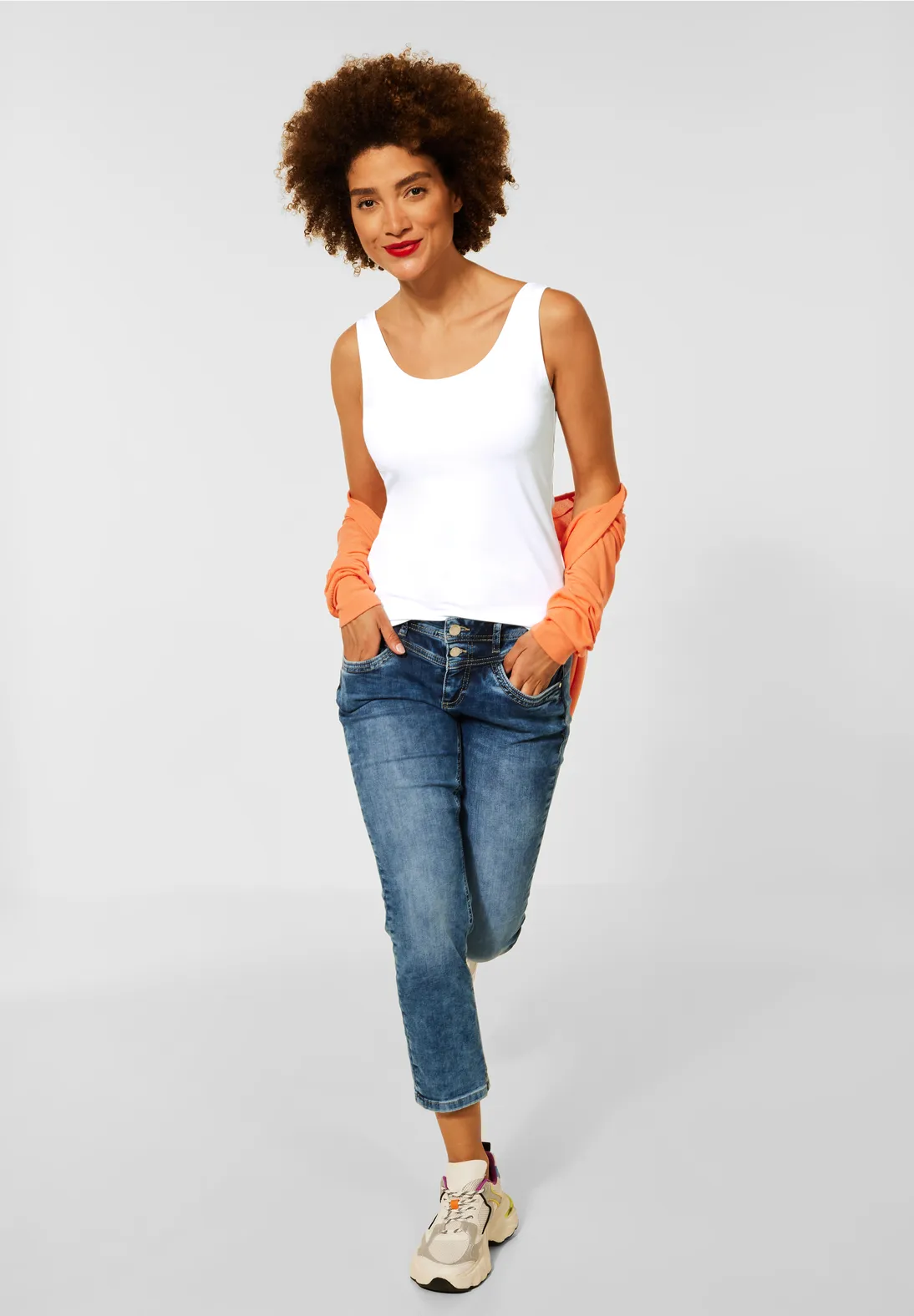 Street One Basic Top In Unifarbe - Style ANNI