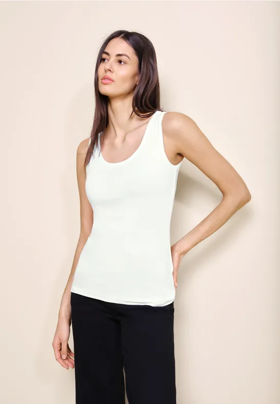 Street One Basic Top In Unifarbe - Style ANNI