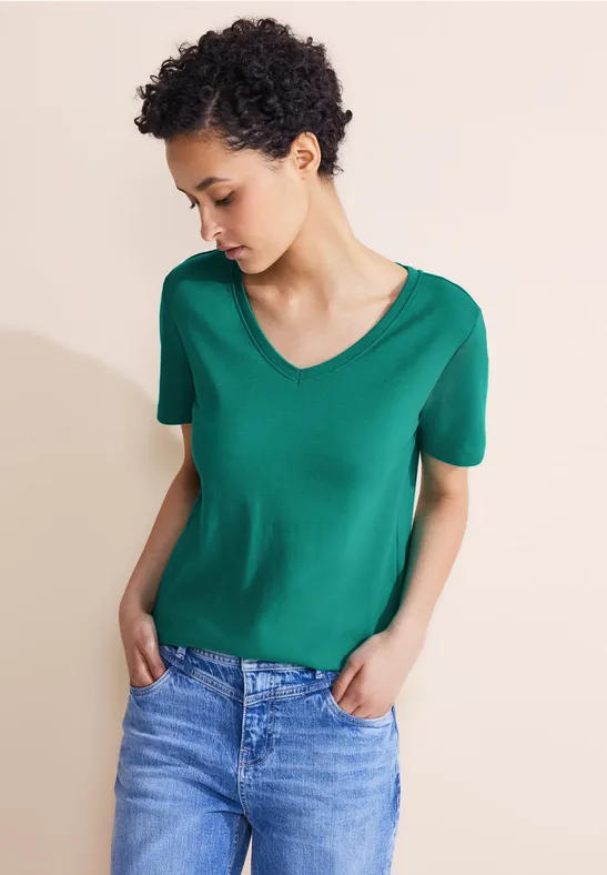 Street One Basic V-Neck Shirt