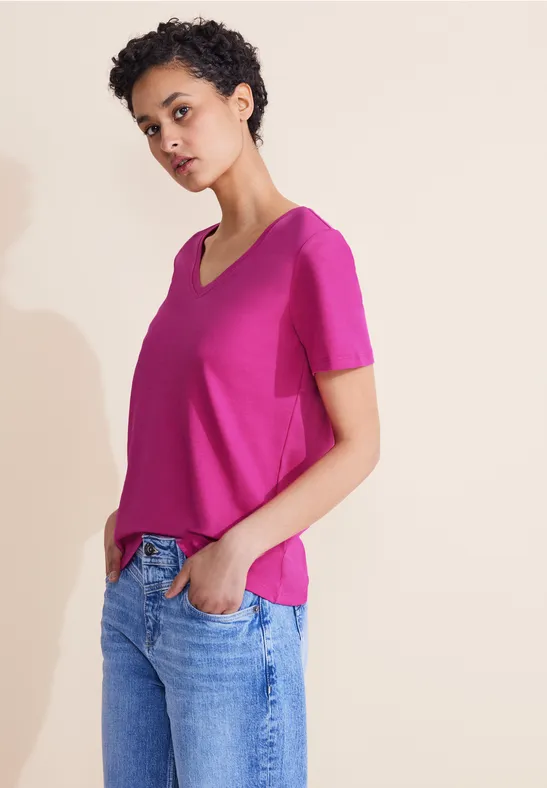 Street One Basic V-Neck Shirt