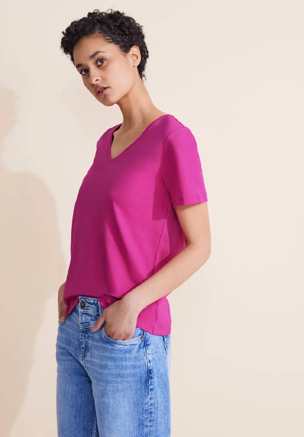 Street One Basic V-Neck Shirt