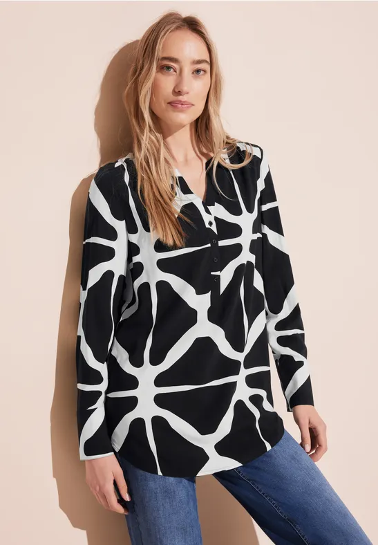 Street One Basic Viskose Bluse - Style BAMIKA