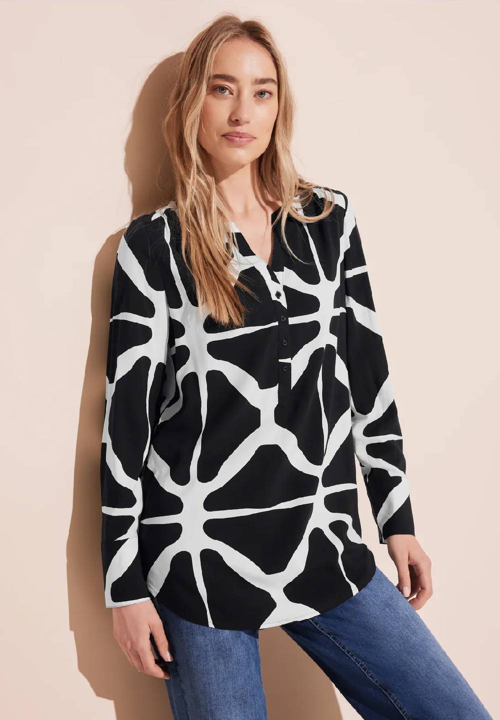 Street One Basic Viskose Bluse - Style BAMIKA