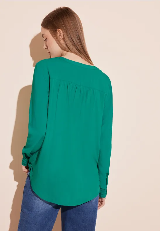 Street One Basic Viskose Bluse - Style BAMIKA