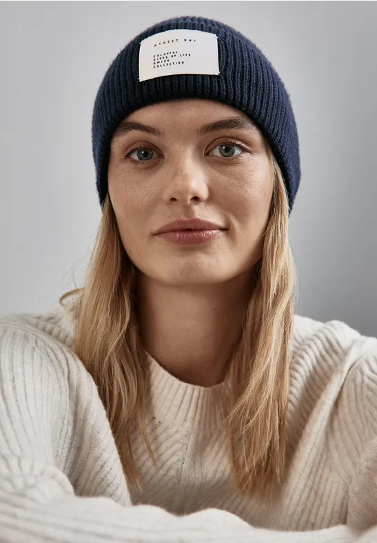 Street One Beanie Mit Badge